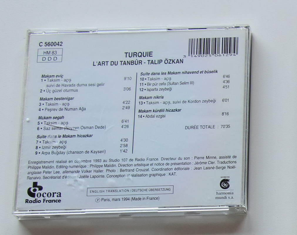Talip Özkan - Turquie Arka