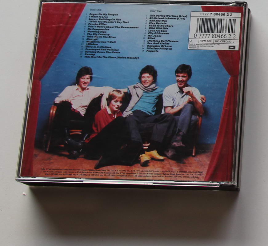 Talking Heads - Sand In The Vaseline Arka