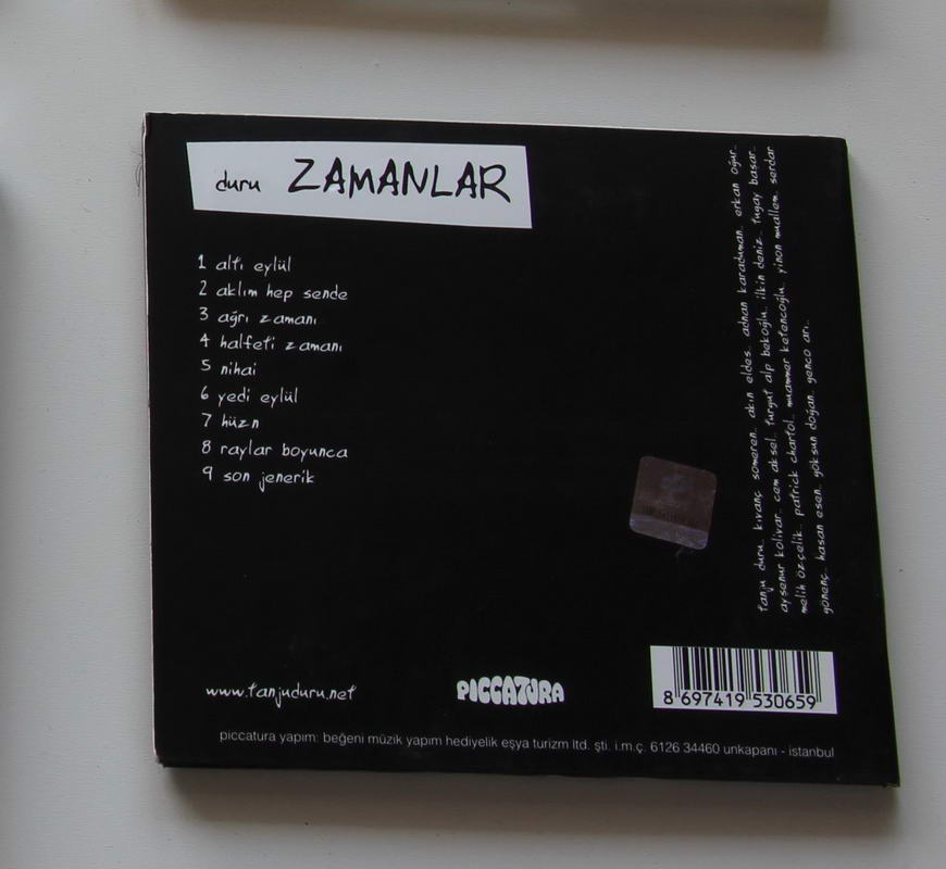 Tanju Duru - Duru Zamanlar Arka