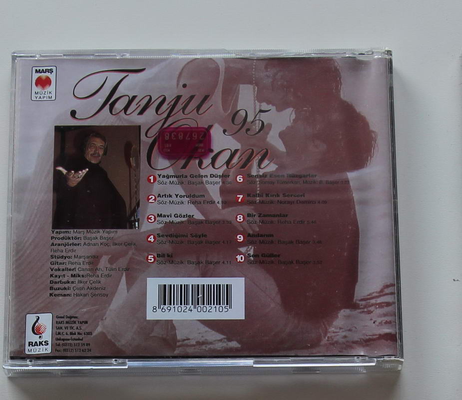 Tanju Okan - işte Tanju Okan 95 Arka