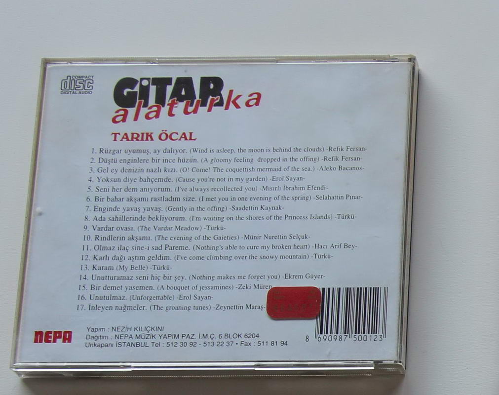 Tarık Öcal - Gitar Alaturka Arka