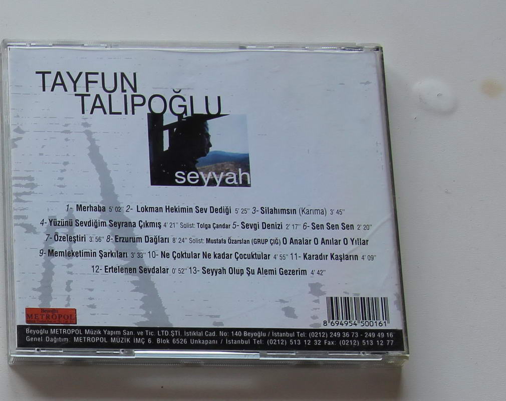 Tayfun Talipoğlu - Seyyah Arka
