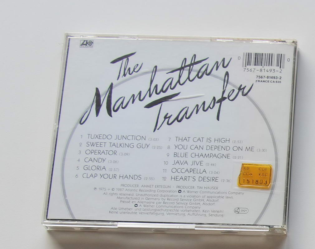 The Manhattan Transfer - The Manhattan Transfer Arka