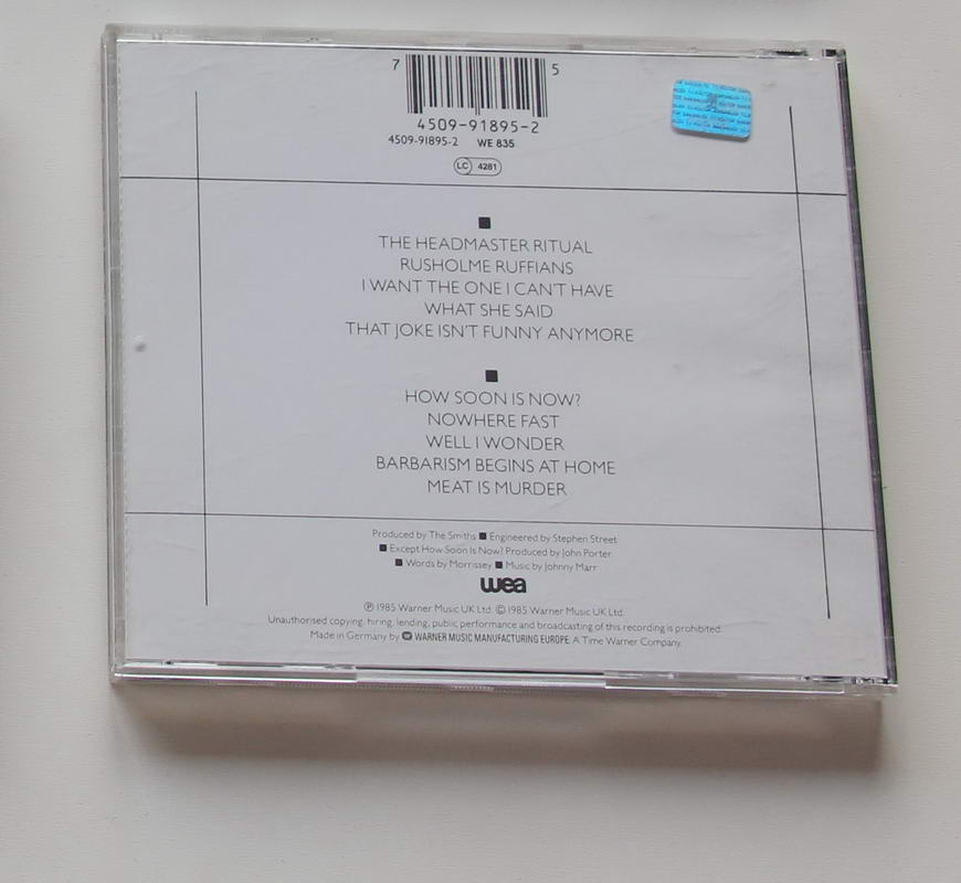The Smiths - Meat Is Murder Arka
