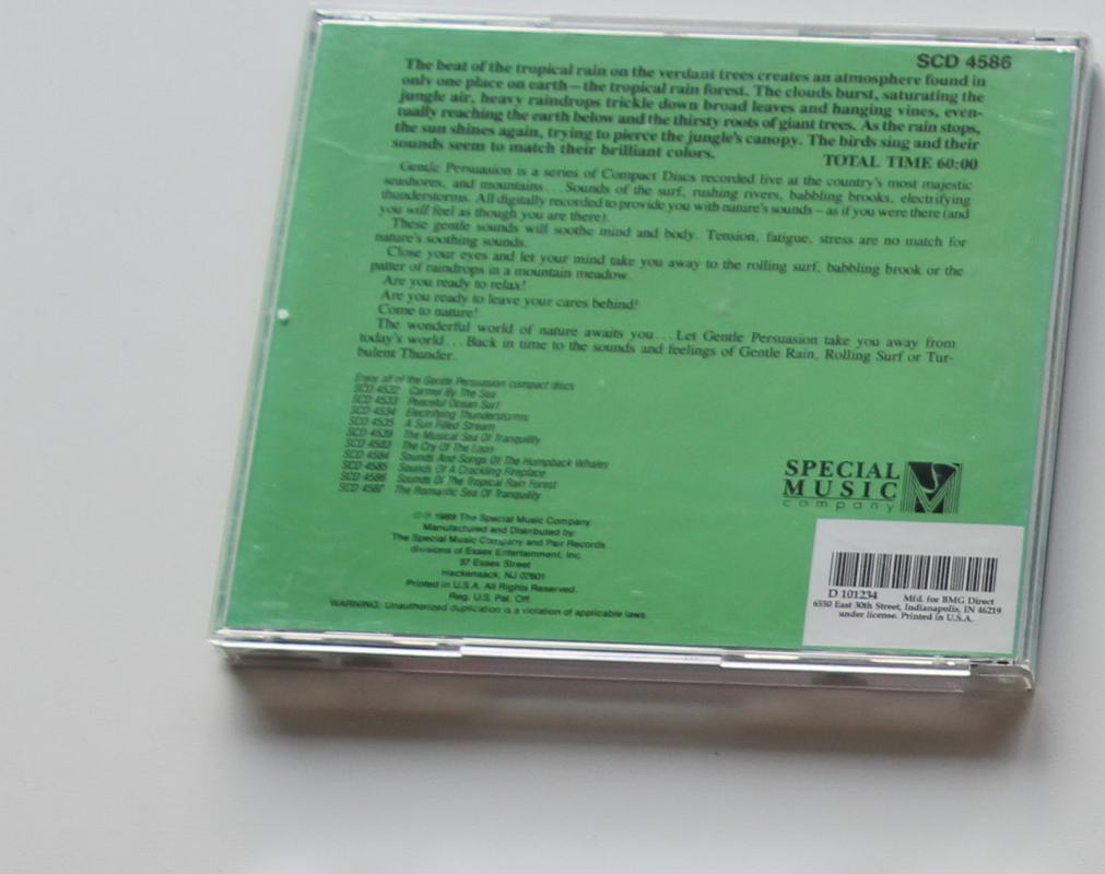 The Sounds Of Nature - Sounds Of The Tropical Rain Forest Arka