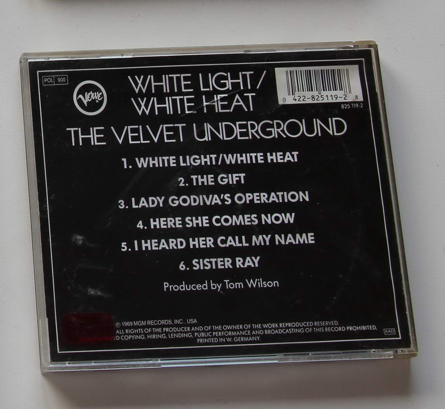 The Velvet Underground - White Light / White Heat Arka