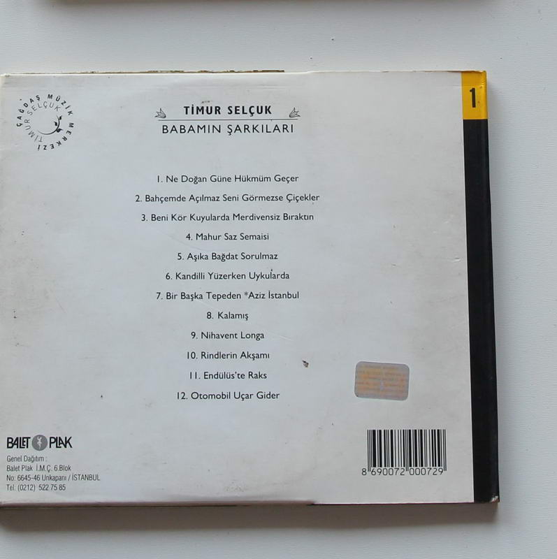 Timur Selçuk - Babamın Şarkıları Arka