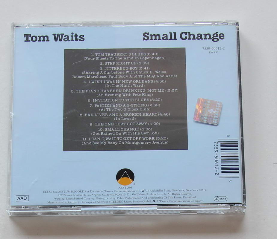 Tom Waits - Small Change Arka