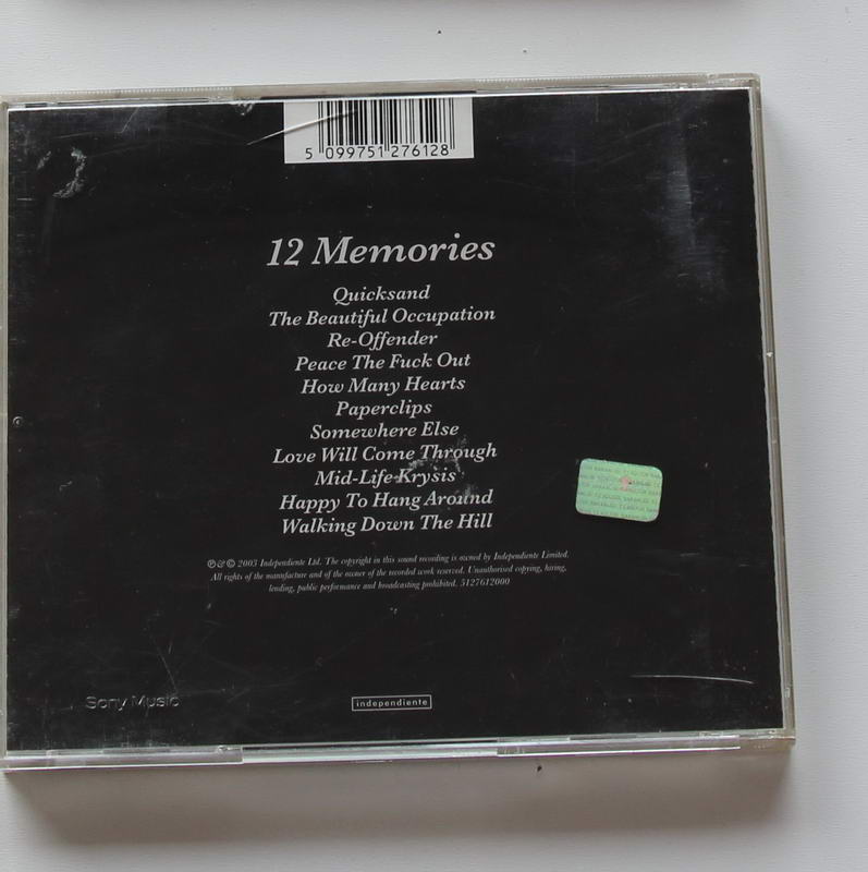 Travis - 12 Memories Arka