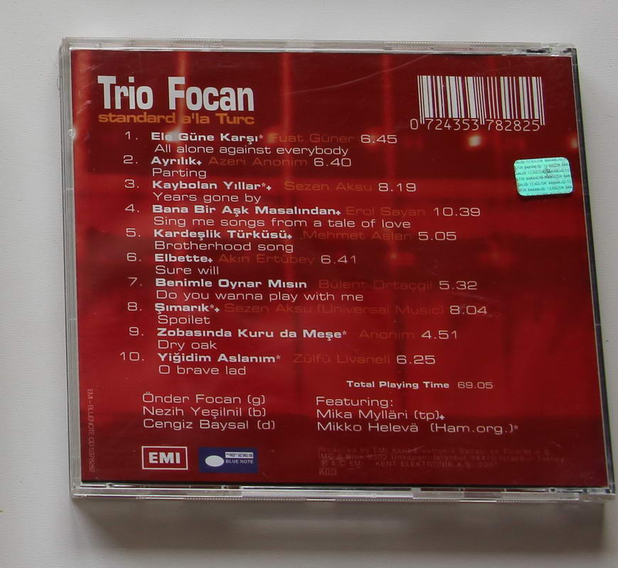 Trio Focan  - Standard a la turc Arka