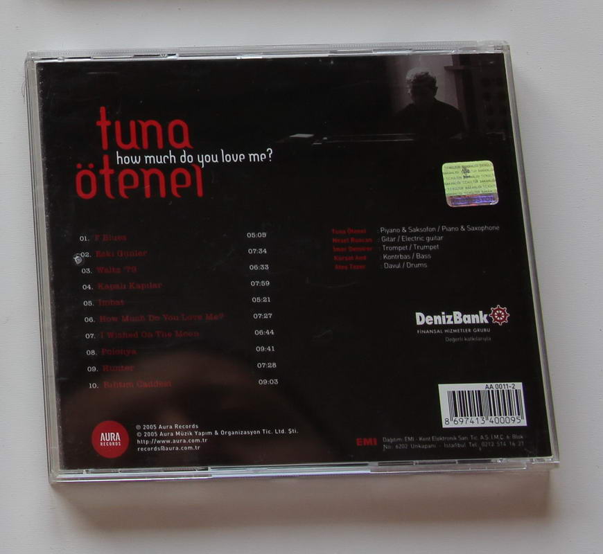 Tuna Ötenel - How Much Do You Love Me Arka
