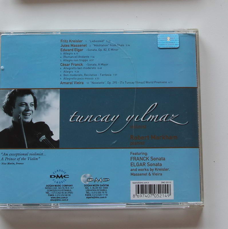 Tuncay Yılmaz - Franck Sonata / Elgar Sonata Arka