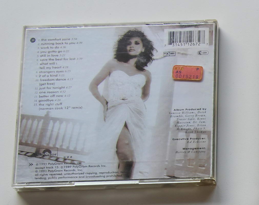 Vanessa Williams - The Comfort Zone Arka