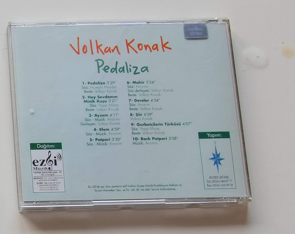 Volkan Konak - Pedaliza Arka