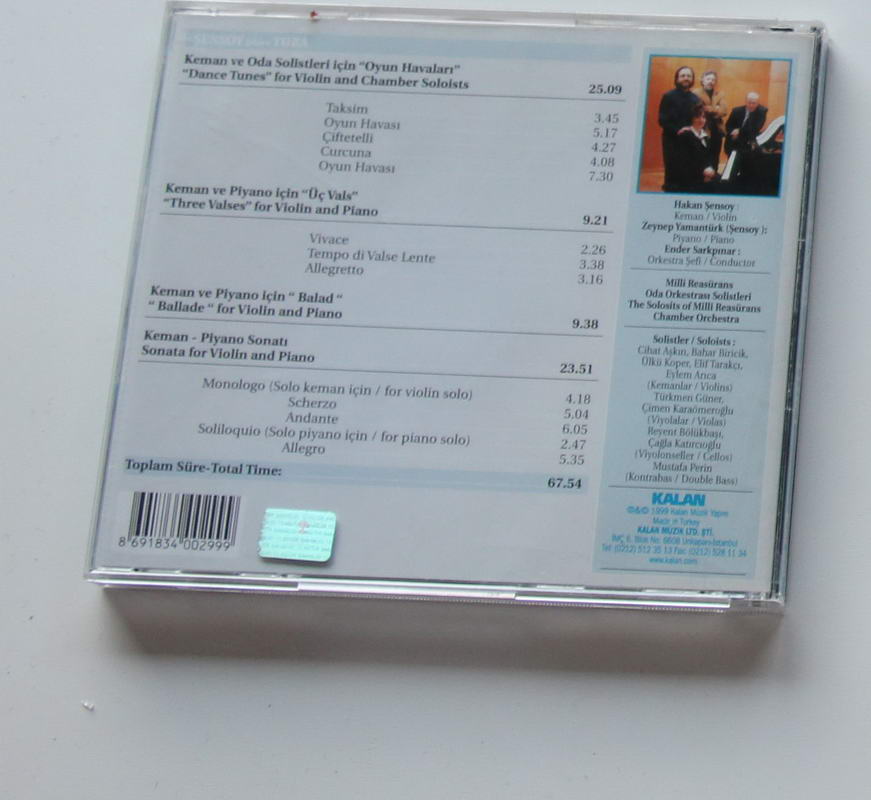 Yalçın Tura  - Şensoy Plays Tura Arka