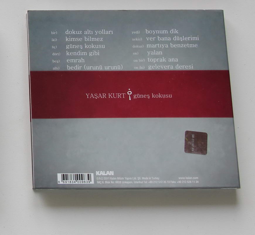 Yaşar Kurt - Güneş Kokusu Arka