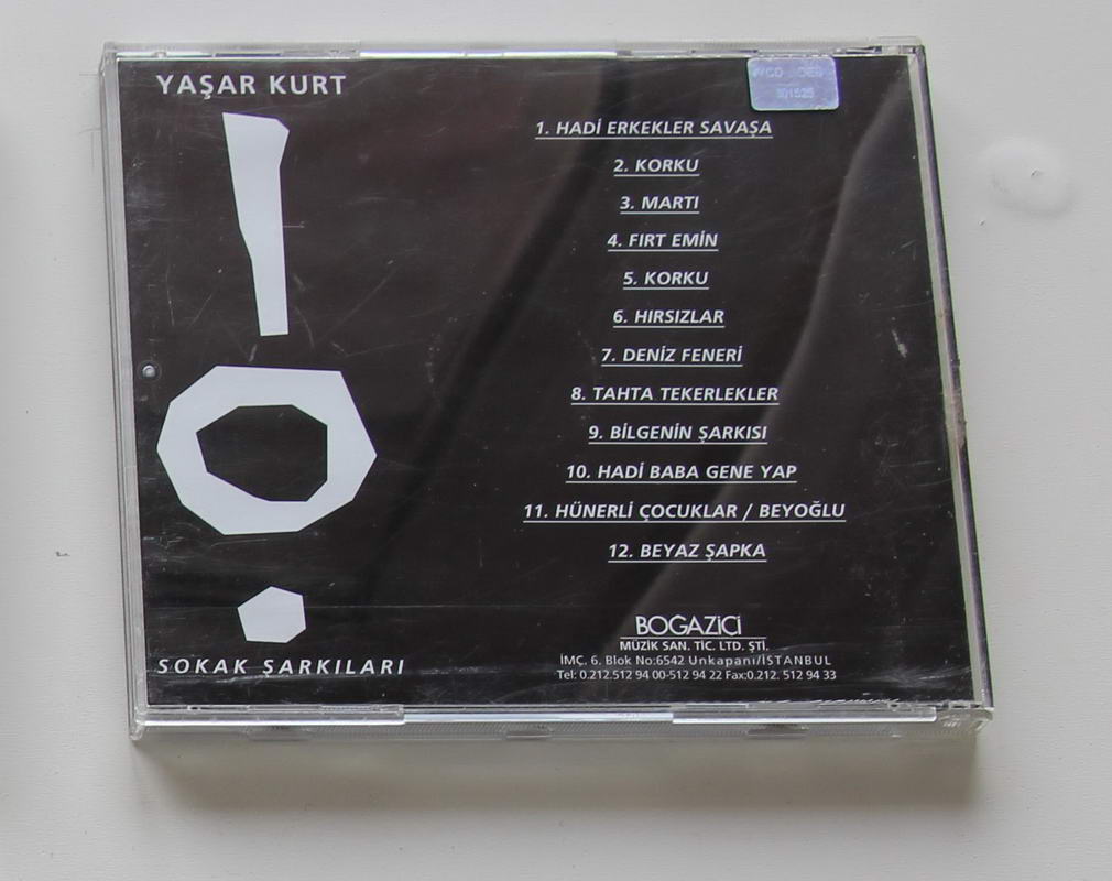 Yaşar Kurt - Sokak Şarkıları Arka