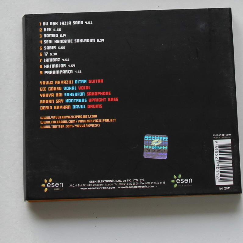 Yavuz Akyazıcı Project - Turkish Standards Vol.1 Arka