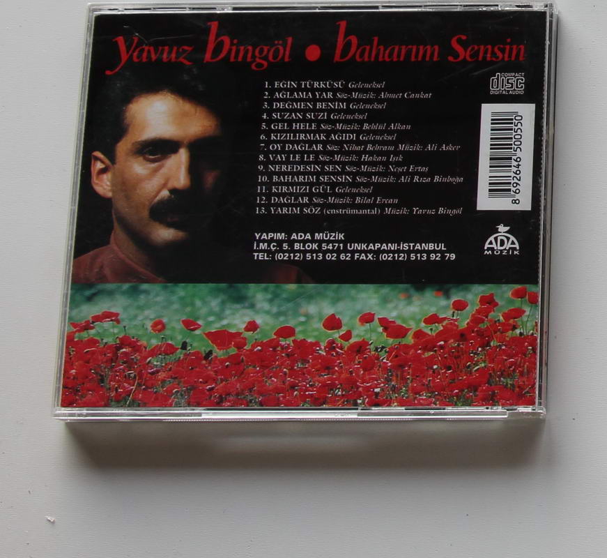Yavuz Bingöl - Baharım Sensin Arka