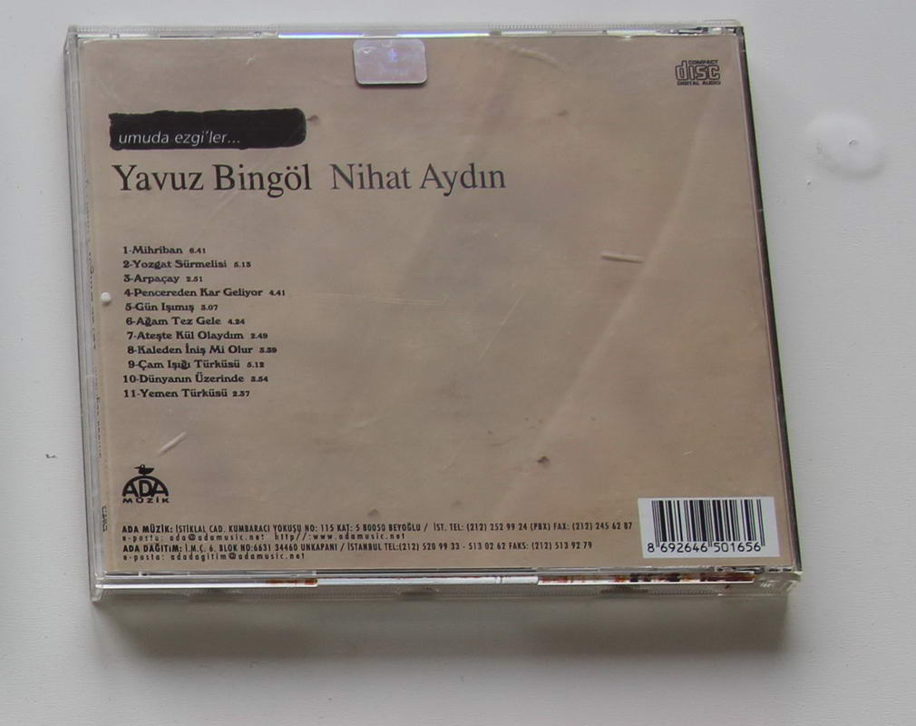 Yavuz Bingöl & Nihat Aydın - Umuda Ezgiler Arka