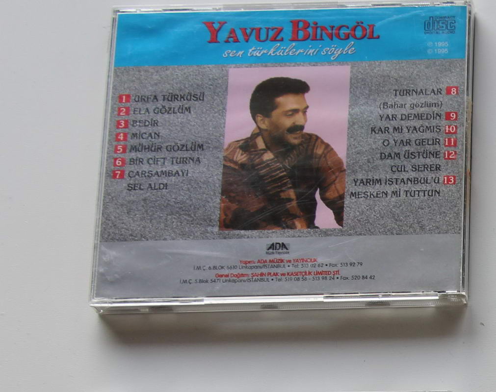 Yavuz Bingöl - Sen Türkülerini Söyle Arka