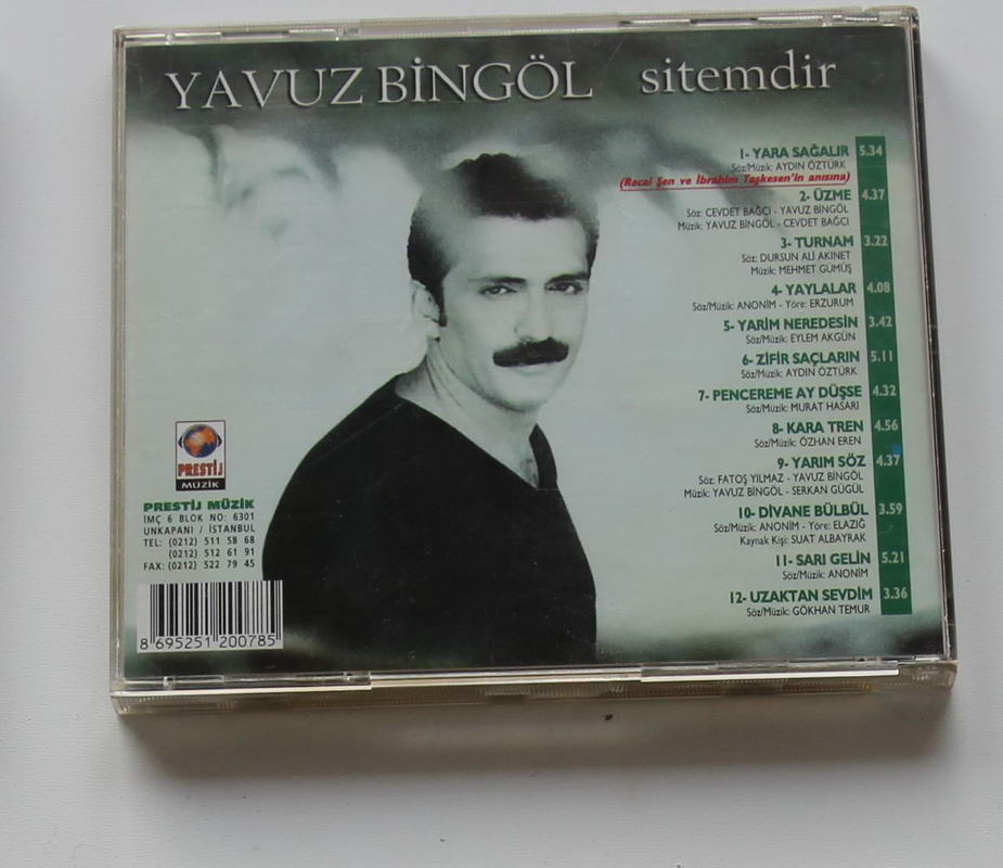 Yavuz Bingöl - Sitemdir Arka