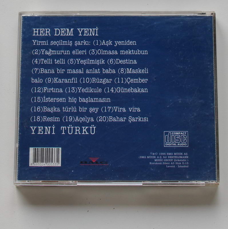 Yeni Türkü - Her Dem Yeni Türkü Arka