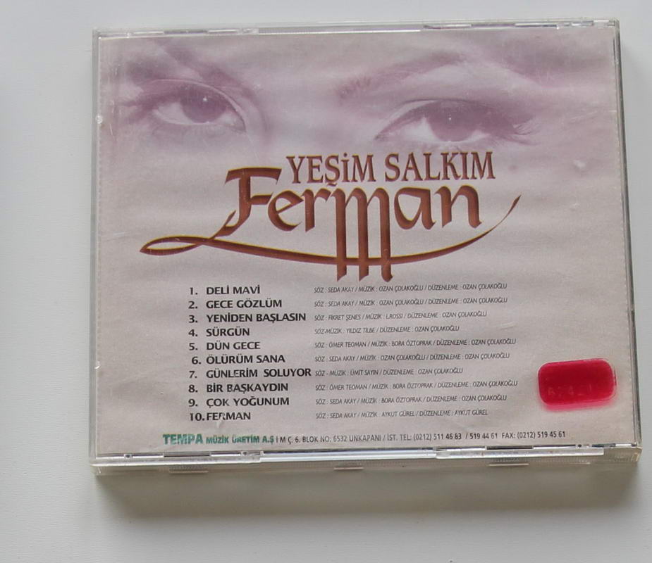 Yeşim Salkım - Ferman Arka