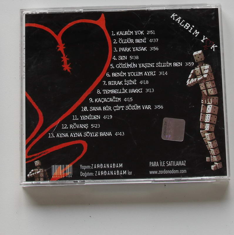 Zardanadam - Kalbim Yok Arka