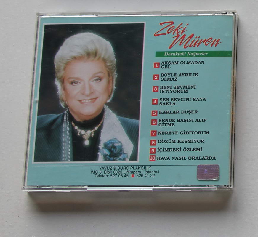 Zeki Müren - Doruktaki Nağmeler Arka