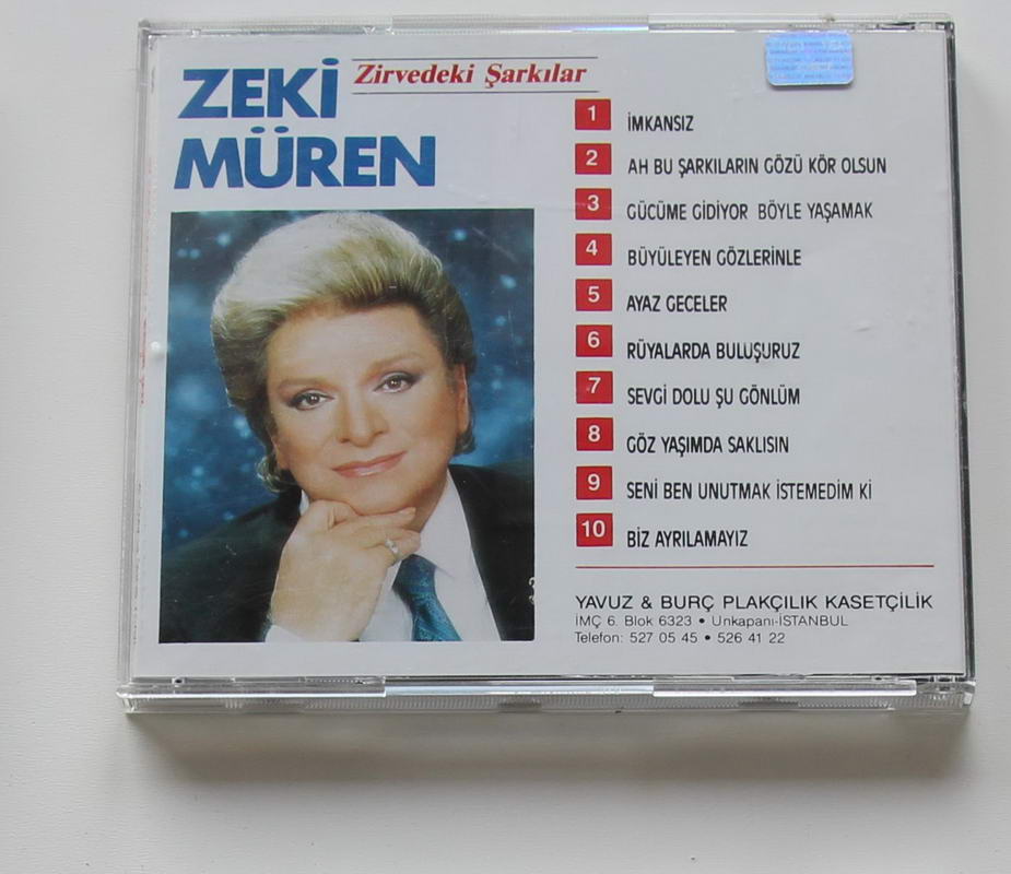 Zeki Müren - Zirvedeki Şarkılar Arka