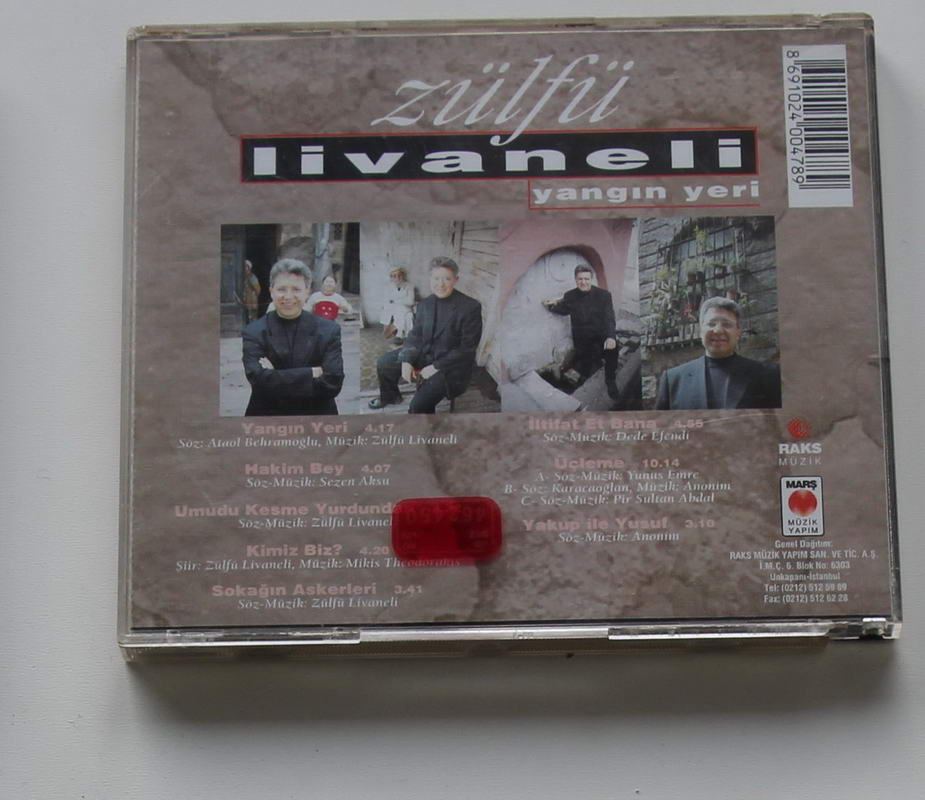 Zülfü Livaneli - Yangın Yeri Arka